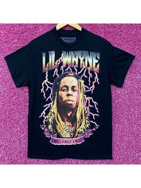 Reason Lil Wayne A Milli Lightning Black T-Shirt Medium